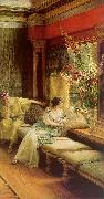 Alma Tadema Vain Courtship Sweden oil painting artist
